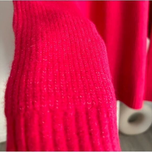 Zara Soft Knit Sweater Fuchsia New Barbiecore Barbie Core - Picture 8 of 9